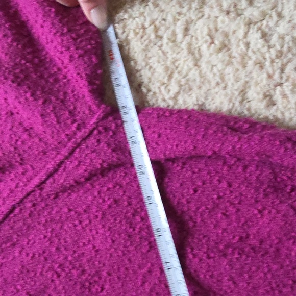 Free People Vibrant Pink Crew Neck Sweater - Picture 4 of 7